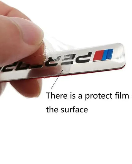 4Pcs Car Decal Logo Badge Auto Parts Sticker Not Easy To Fall Waterproof Power Performance Car Sticker