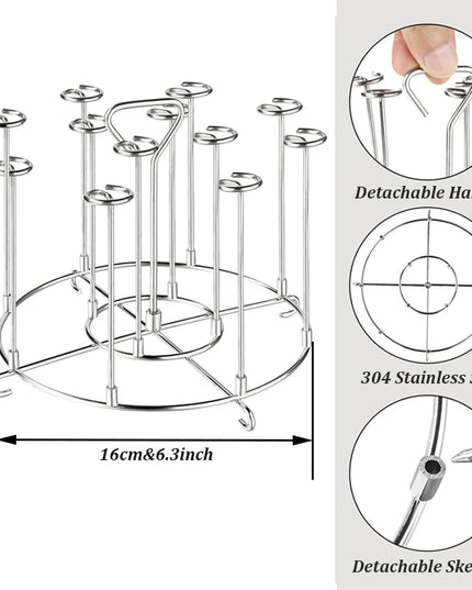 12Pcs Stainless Steel Air Fryer Oven  Barbecue Stick Kitchen BBQ Skewer Grill Reusable Baking Stick Needle Kebab Cooking Tool