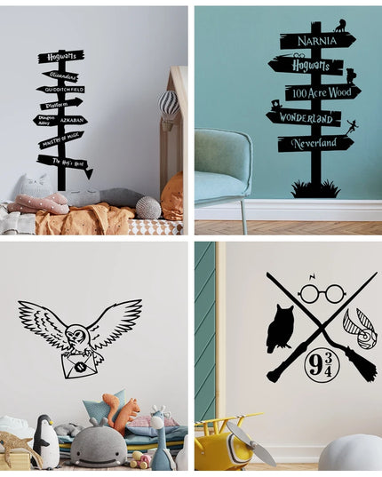 Fun Harry Wall Stickers Personalized Creative Kids Room Nature Decor Art Mural