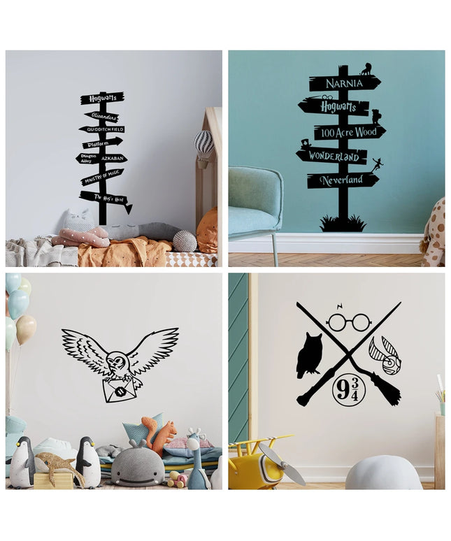 Fun Harry Wall Stickers Personalized Creative Kids Room Nature Decor Art Mural