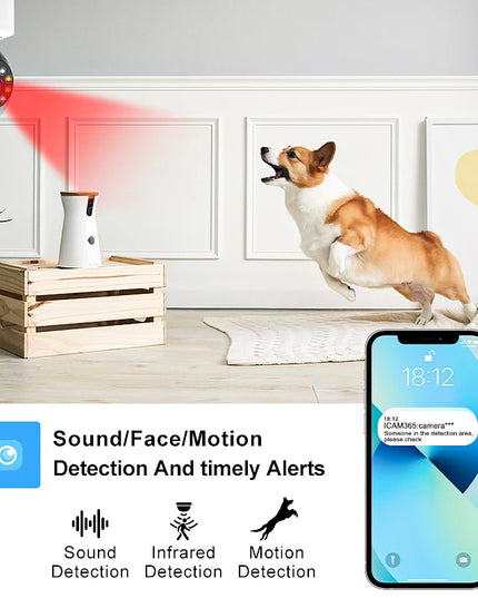 2MP Wireless Mini WiFi IP Camera For Home Surveillance Camera Auto Tracking Indoor Wireless Security CCTV Camera Baby Monitor