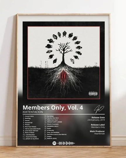 Xxxtentacions Poster Canvas Painting Wall Art Picture Living Room Home Bedrooom Decor