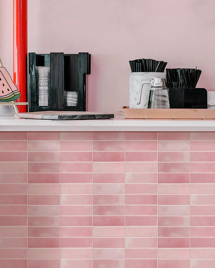 Peel and Stick Wall Tile Stickers Strong Adhesive Wallpaper DIY for Kitchen &Bathroom Backsplash Bathroom RVs Decoration