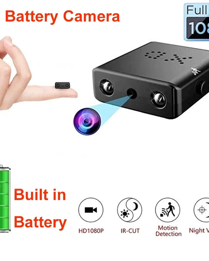Mini Camera Full HD 1080P Surveillance Home Security Camcorder Night Vision Micro Cam Motion Detection Video Voice Recorder Meet