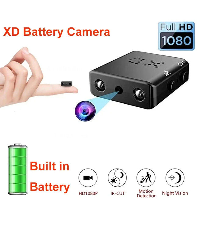 Mini Camera Full HD 1080P Surveillance Home Security Camcorder Night Vision Micro Cam Motion Detection Video Voice Recorder Meet