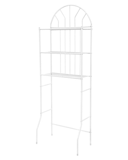 3 Tier Toilet Shelf, Over The Toilet Storage Organizer, Heavy Duty 55lbs Metal Bathroom Shelf with Large Platforms