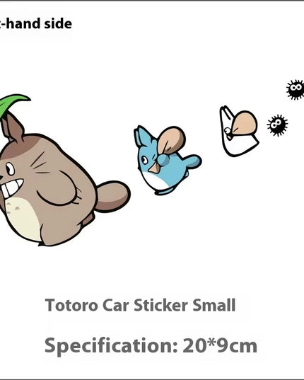 Totoro car stickers Scratches cover cover battery motorcycle helmet Calf electric car decorative stickers