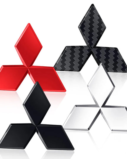 Car Steering Wheel Sticker Badge Decoration Auto Accessories Mitsubishi Outlander Lancer 10 9 ASX RALLIART Eclipse L200 Pajero