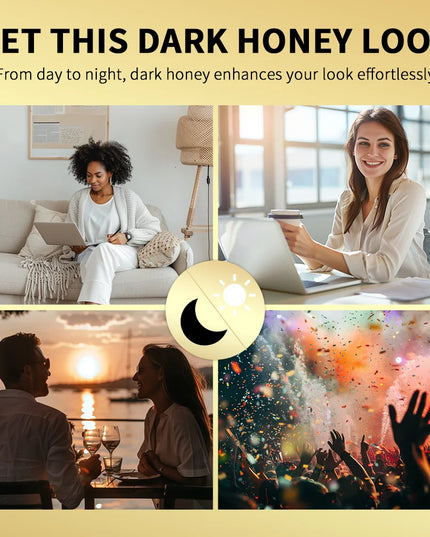 Honey Lipstick Tinted Lip Balm Sheer Lightweight Lip Stain for All Skin Moisturizing Nourishing Lipstick Pack of Black & Pink