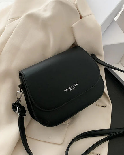 Saddle bag women's crossbody bag bag girl, summer simple fashion trend, foreign shoulder bag women