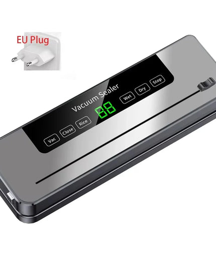 Electric Vacuum Sealer Food Storage Seal Touch Button Dry/Wet Built-in Cutter Kitchen Food Sealing Vacuum packaging machine