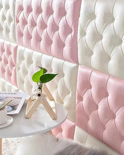 Tatami anti-collision soft foam pad 3D wall sticker wallpaper self-adhesive thick children's bedroom living room wall pad