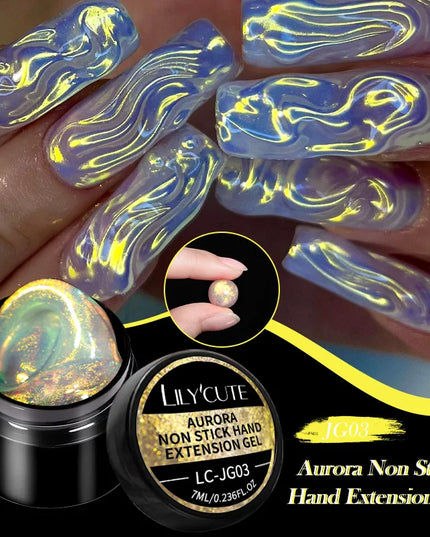 LILYCUTE 15ML Quick Extension Gel Nail Polish Nude Milk White Color Finger Prolong Acrylic Crystal Construction Hard Gel Varnish