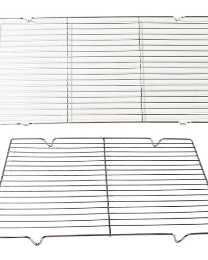 1PCS Stainless Steel Mat Net Grid Shape Rectangle Grill Grilling Mesh Net BBQ Tools Square Barbecue Net Barbecue Stove Parts