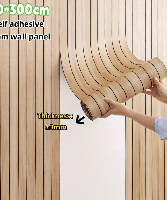 40cmX3m Peel and Stick 3D Wall Sticker Self-Adhesive Wall Panel Sxp Foam Stickers Easy to DIY Suitable for Ceiling, Living Room