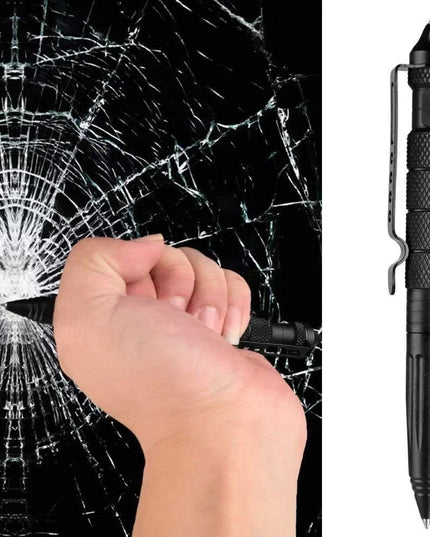 Multifunction Tactical Pen Self Defense Emergency Survival Tool Glass Breaker Tungsten Steel Writing Pen Outdoor Rescue Escape