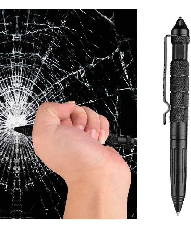 Multifunction Tactical Pen Self Defense Emergency Survival Tool Glass Breaker Tungsten Steel Writing Pen Outdoor Rescue Escape