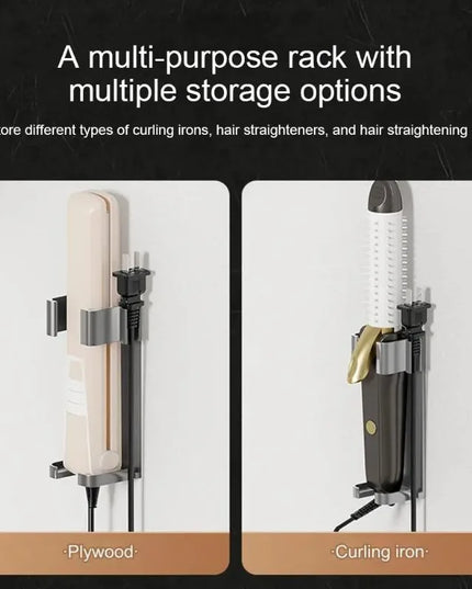 Wall Mount Holder For bathroom Hair Curling Iron Aluminum Organizor Storage Rack Suitable Various Curly Hair Sticks