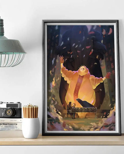 1pc Game Clair O-Obscur E-Expedition 33 Poster Self-adhesive Art Waterproof Paper Sticker Coffee House Bar Room Wall Decor