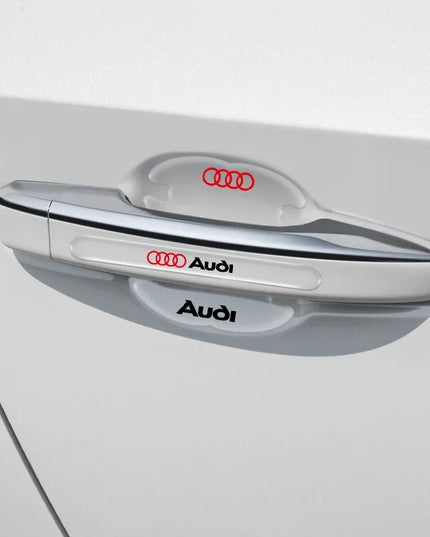 Car Transparent Door Handle Protection Exterior Styling Door Bowl Stickers For Audi A1 A2 A3 A4 A5 A6 A7 A8 Q1 Q2 Q3 Q4 Q5 Q6 Q7