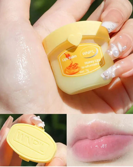 Vaseline Fruit Series Lip Balm Set Lips Avocado Honey Peach Cream Lip Mask Natural Nourishing Plant Lip Balm Lips Care