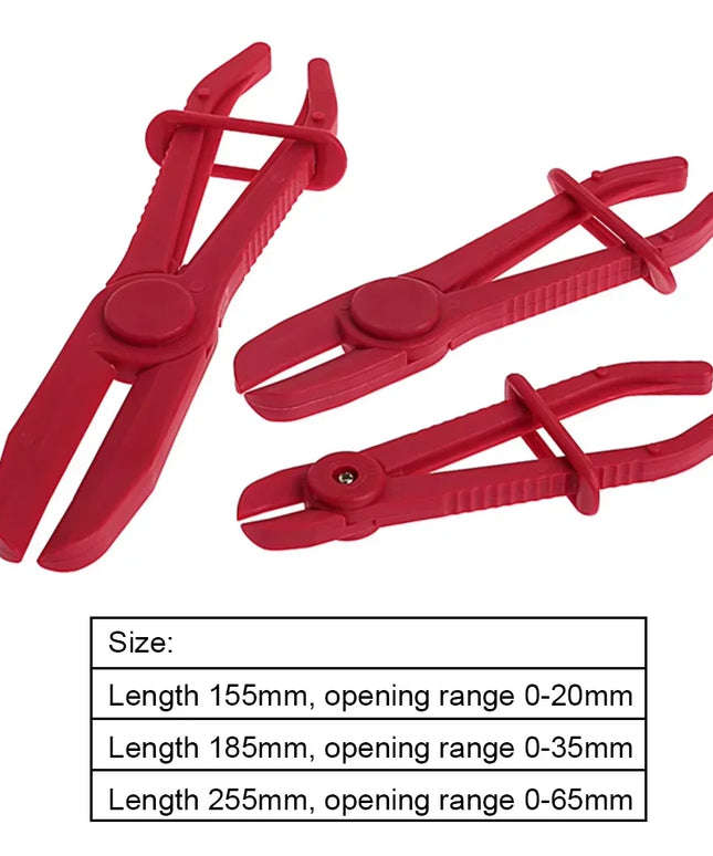 3Pcs/Set Hose Tube Clampc Pliers Tool Brake Fuel Water Line Clamp Pliers for Car Repair Hose Clamp Removal Hand Tool