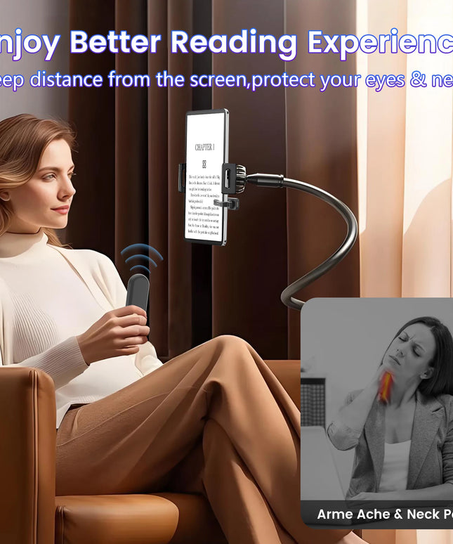 Page Turner for Kindle Paperwhite Kobo eReader Automatic Page Flipping Phone Camera Video Record Page Turner Remote Control