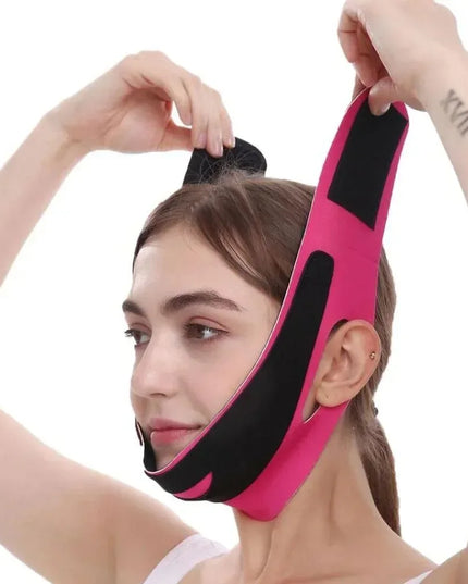 Elastic Face Slimming Bandage V Line Face Shaper Women Chin Cheek Lift Up Belt Facial Massage Strap Face Skin Care Beauty Tools