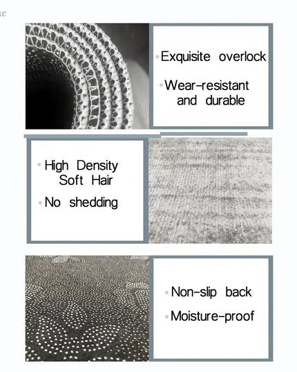 Non-slip Kitchen Mat Long Rugs Crystal Velvet Carpet for Living Room Absorbent Foot Mats Bedroom Doormat Alfombra Small Rugs