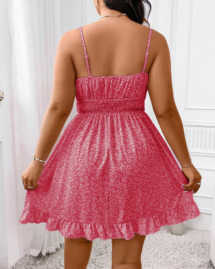 Ladies plus Size Printed Maxi Dress Casual Half length Skirt Versatile No-ironing Required Elegant Outerwear