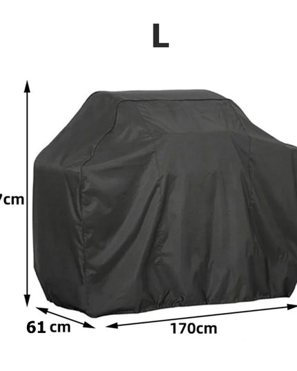 5 Size BBQ Grill Barbeque Cover Anti-Dust Waterproof Weber Heavy Duty Charbroil BBQ Cover Outdoor Rain Protective Barbecue Cover