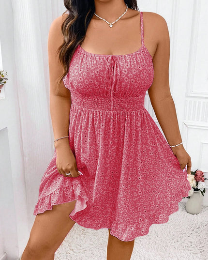 Ladies plus Size Printed Maxi Dress Casual Half length Skirt Versatile No-ironing Required Elegant Outerwear