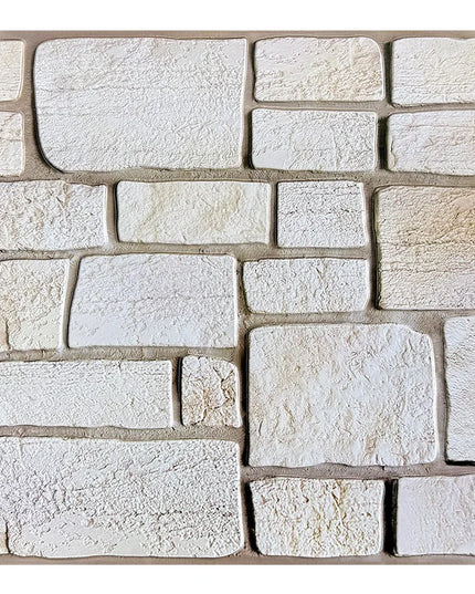 3D Tile Stickers, 3D Faux Stone Textures, Matte, 30cm x 30cm, Water and Mold Resistant, for Living Room, Kitchen Wall Update