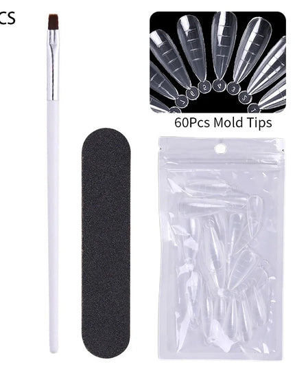 LILYCUTE 15ML Quick Extension Gel Nail Polish Nude Milk White Color Finger Prolong Acrylic Crystal Construction Hard Gel Varnish