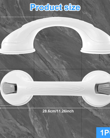 2/4Pcs Showers Grab Bars Free Punch Bathroom Handle Anti Slip Safety Suction Cups Bathtub Grab Bar For Elderly Children Support