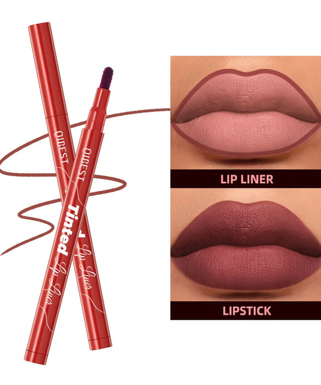 Matte liquid lip liner matte non-stick cup waterproof non-fading lipstick lip pencil