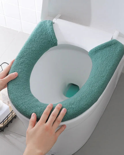 Thickened Toilet Cover Extra Thick Toilet Pad Large Universal Toilet Pad Button Toilet Pad #3369