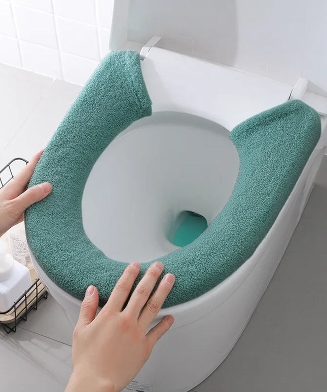 Thickened Toilet Cover Extra Thick Toilet Pad Large Universal Toilet Pad Button Toilet Pad #3369
