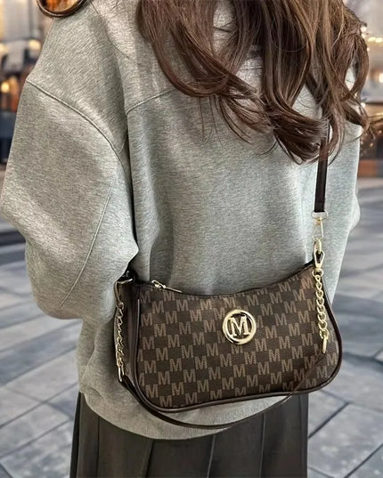 Vintage Style Handbag Crossbody Bag Adjustable Strap Women Messenger Shoulder Bag Sophisticated Accessory Tote Bag Purse