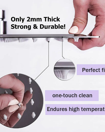 8/10/12 Inch Rainfall Shower Heads Stainless Steel Square Showerhead Ultra Thin Waterfall Shower Head Pressurized Shower Head