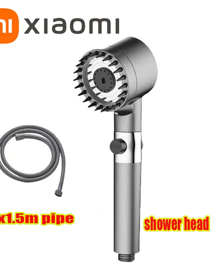 Xiaomi High Pressure Shower Head 4 Modes Water Saving with Filter for Hard Water Adjustable Spray with Massage Bathroom Shower