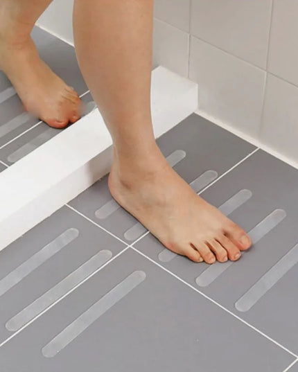 New Anti-Slip Strips Shower Stickers Bath Safety Strips Transparent Non Slip Strips Stickers for Bathtubs Showers Stairs Floors