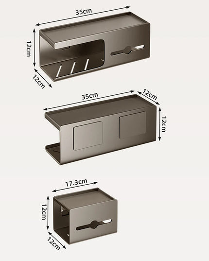 Toilet Paper Holder Wall-Mounted Carbon Steel Toilet Paper Holder Tissue Rack Bathroom Tissue Holder Bathroom Accessories