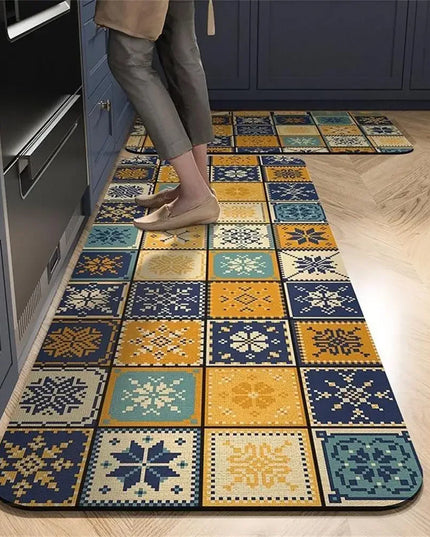 Non-slip Kitchen Carpets for Living Room Long Area Rug Kitchen Floor Mat Carpets Entrance Door Mat Home Decor Alfombra Tapis 러그
