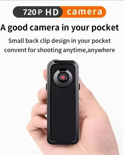 Portable Mini HD DV Camera Body Camcorder Mount Video Recorder Nanny Security Cam Sports DVR Webcam for Home Office Security