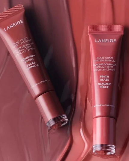 Glaze Craze Tinted Polypeptide Lip Serum Balm Original Lip Glaze Moisturizing Care Lipstick Colorful Lips Gloss Makeup Beauty