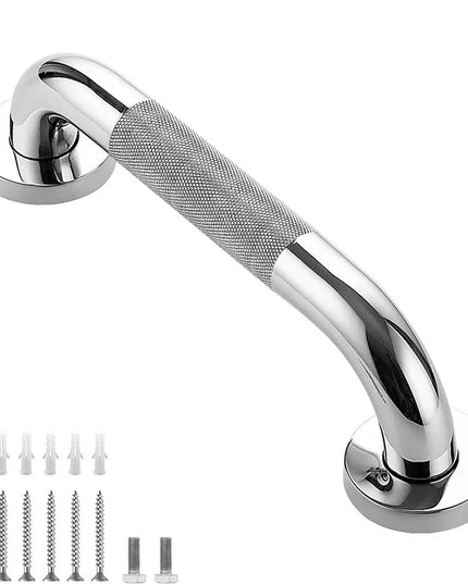 Bathroom Tub Toilet Handrail Grab Bar Stainless Steel 300/400/500Mm Anti Slip Shower Safety Support Handle Towel Rack