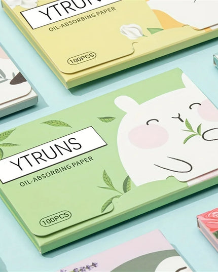 100 Pieces Of Oil Blotting Papers For Long-Lasting Effective Deep Pore Oil Control, Gentle Instant Oil Control For Face