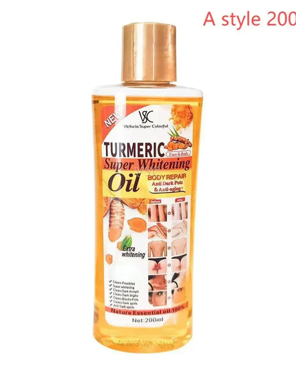 Turmeric Essential Oil Facial Body Massage oil Moisturizing Diffuser Aromatherapy Brightening Smoothing Body Face Skin Care 200m
