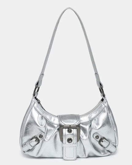 2024 spring hot selling Maillard style retro style small bag spicy girl Y2K wasteland style vintage leather shoulder armpit bag